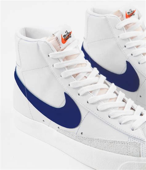 blue nike blazers|Nike blazers navy blue swoosh.